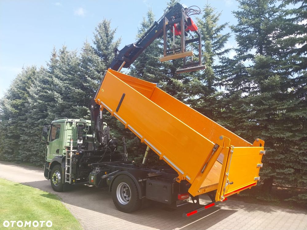 MAN TGM 18.290/ 3-str. wywrotka z HIAB 138/ - 26