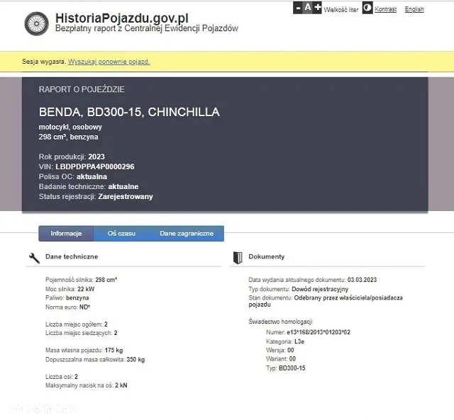 Benda Chinchilla 300 - 16