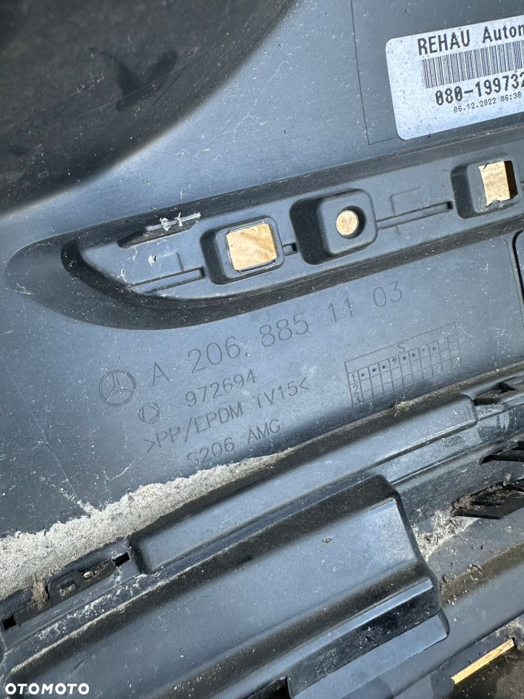 ZDERZAK TYŁ TYLNY MERCEDES C KLASA W206 2021- KOMBI AMG A2068851103 CAŁY - 7