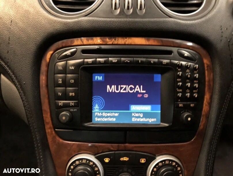 Navigatie gps mercdes sl 350 500 55 Amg R230 Display Cd radio bosch - 1