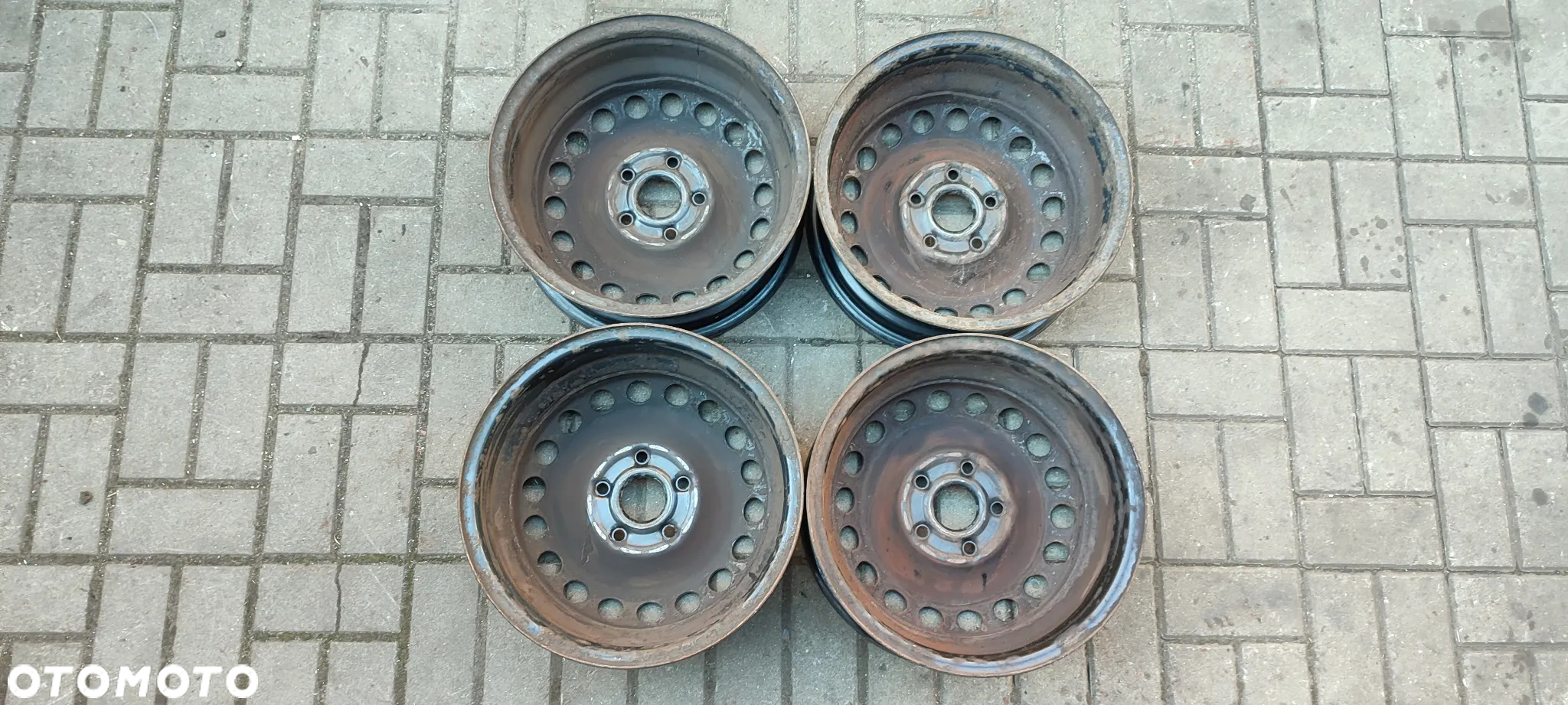 FELGI STALOWE 5x112 6Jx15 CALI ET47 VW CADDY TOURAN GOLF V VI A3 A8 SKODA OCTAVIA SEAT TOLEDO ALTEA KOMPLET 4 SZTUKI - 7