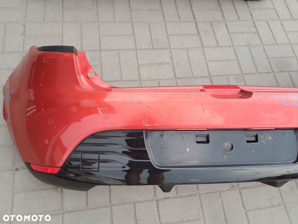 renault clio iv kompletny zderzak tylny tennp czujniki parkowania pdc - 2