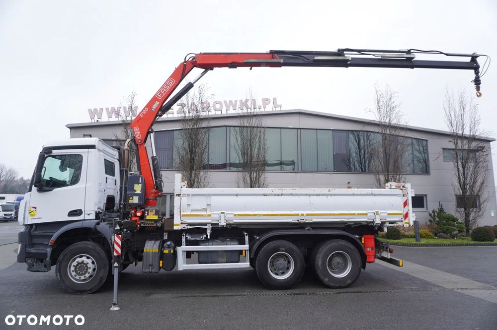 Mercedes-Benz Arocs 2636 6x4 / Wywrotka 2-stronna / HDS Fassi F135A.0.23 / Pilot / Rotator - 5