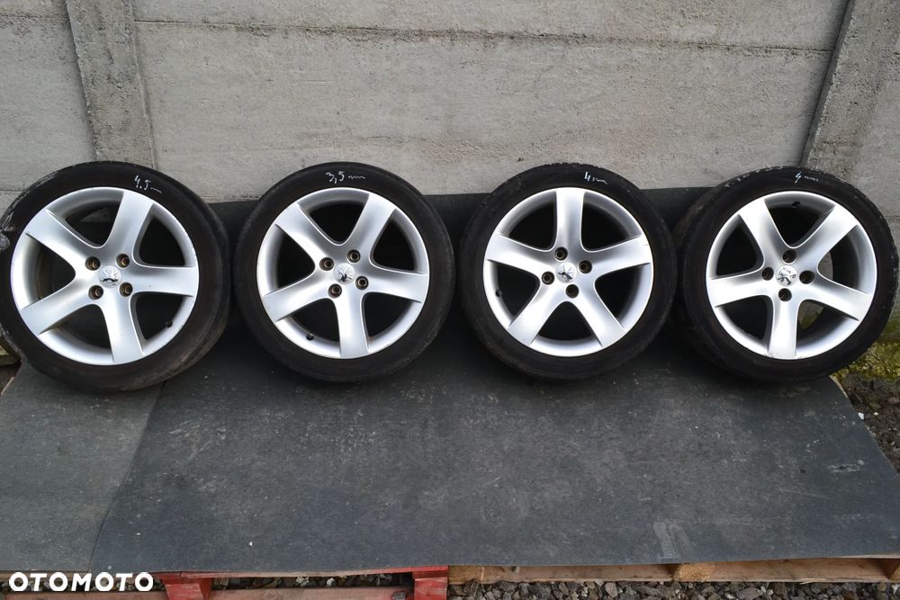 PEUGEOT 308 T7 ALUFELGI FELGI ALUMINIOWE OPONY 7.5x17 ET32 4x108 - 1