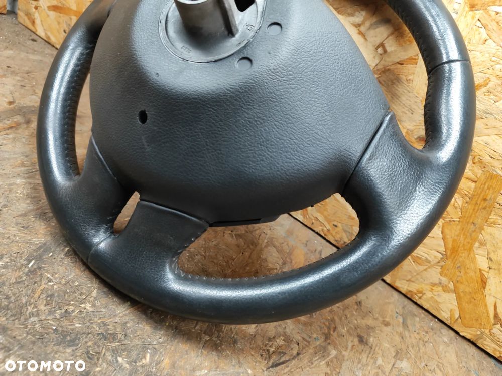 kierownica z poduszką SKÓRA airbag CZARNA do Renault laguna II 01-07r - 8