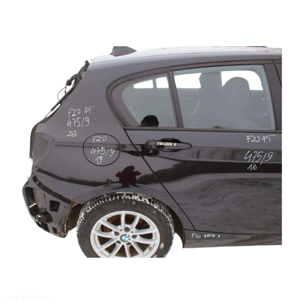BŁOTNIK ĆWIARTKA PRAWY TYŁ BMW F20 475 BLACK SAPPHIRE