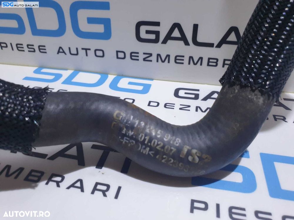 Furtun Conducta Radiator Apa Antigel Opel Zafira B 1.7 CDTI  2005 - 2014 Cod 13245918 - 3