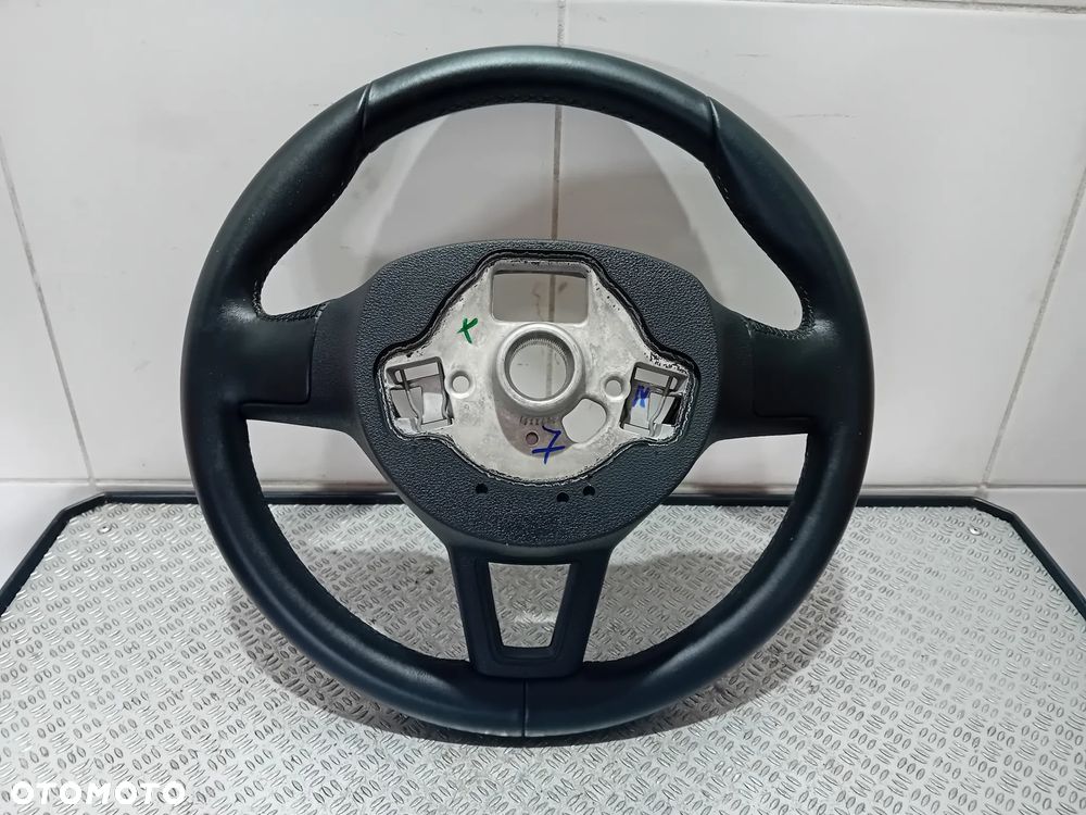 KIEROWNICA WIELOFUNKCYJNA SKÓRA ORYGINAŁ SKODA OCTAVIA III R2020  NR 5E0419091BG - 7