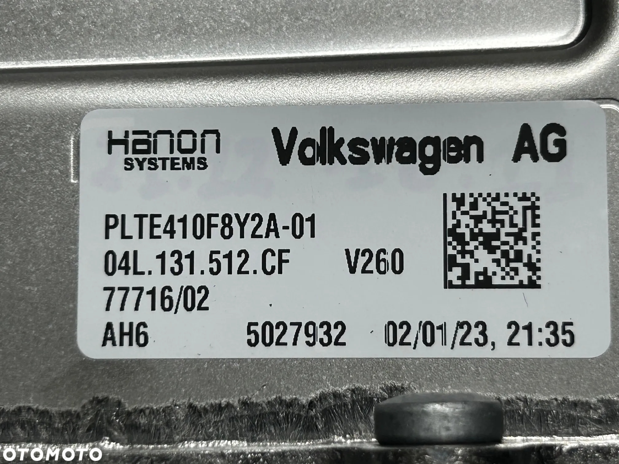 Moduł zawór chłodnica EGR 04L131512CF Vw Man oryg. - 5