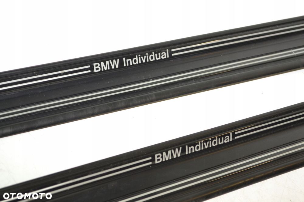 BMW E46 COMPACT LISTWY NAKŁADKI PROGOWE INDIVIDUAL KOMPLET LEWA PRAWA - 4