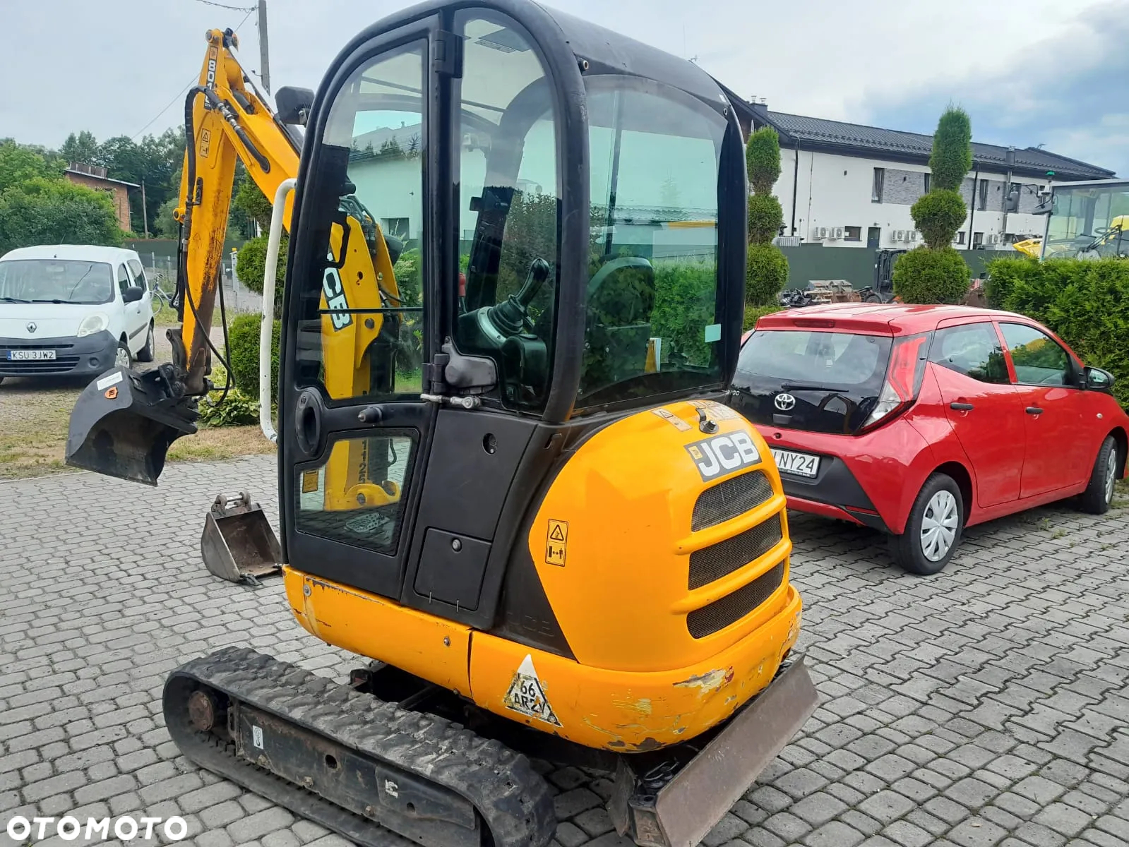 JCB 8018 minikoparka koparka gąsienicowa, 2017r. 1490mtg, łyżka hydrauliczna skandynawska. - 2