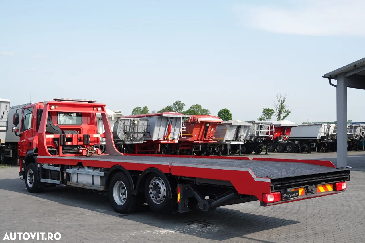 DAF CF 460 / AUTOTURISM CAMION / PLATFORMĂ / CALORIERE HIDRAULICE / TROLIU / EURO 6 - 10