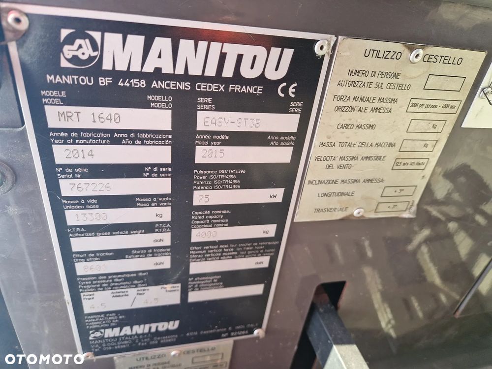 Manitou MRT 1640 M483 - 9
