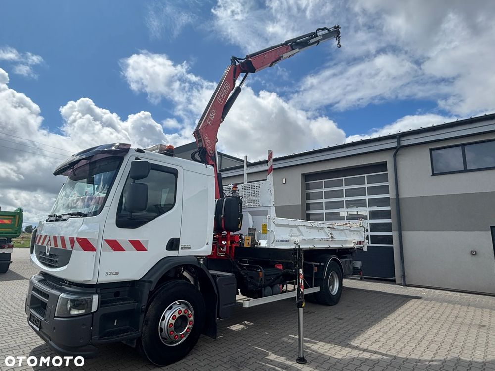 Renault PREMIUM LANDER 4x2 320 KM z HDS FASSI F130 z 5i6 funkcją z sterowaniem radiowym, wywrotka z hydroburtą na 2 siłowniki , resorowe zawieszenie , 3 osobowy, do wiertnicy , brukarstwo , budowa dróg itd - 16