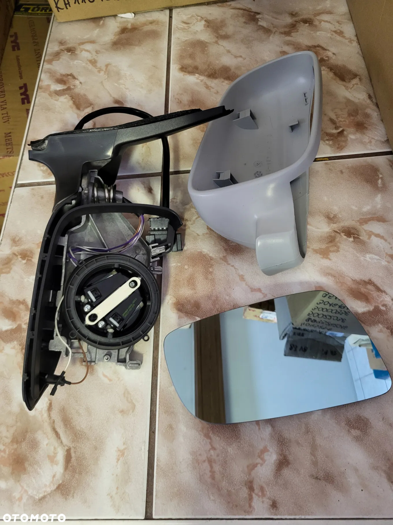 Lusterko zewnętrzne Prawe elektryczne, wypukłe, z podgrzewaniem VW BORA, GOLF IV 08.97-06.06 - 6