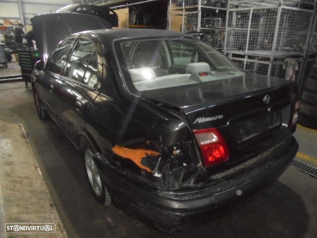 Carro MOT: QG15DE NISSAN ALMERA 2002 1.5 90CV 4P PRETO GASOLINA - 6