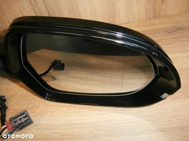 LUSTERKO PRAWE AUDI A6 C7 CZARNE LY9B 14PIN LY9T 4G1857410BA FOTOCHROM PAMIĘĆ SKŁADANE - 2