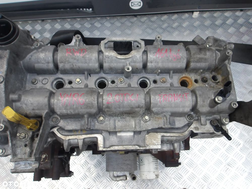 SILNIK SŁUPEK SPRAWDZONY FORD TRANSIT MK8 2.0 TDCI TYŁ NAPĘD YMR6 161 TYS - 2