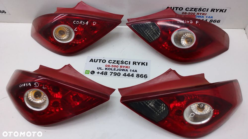Opel Corsa D Lampa tył lewa prawa strona EU