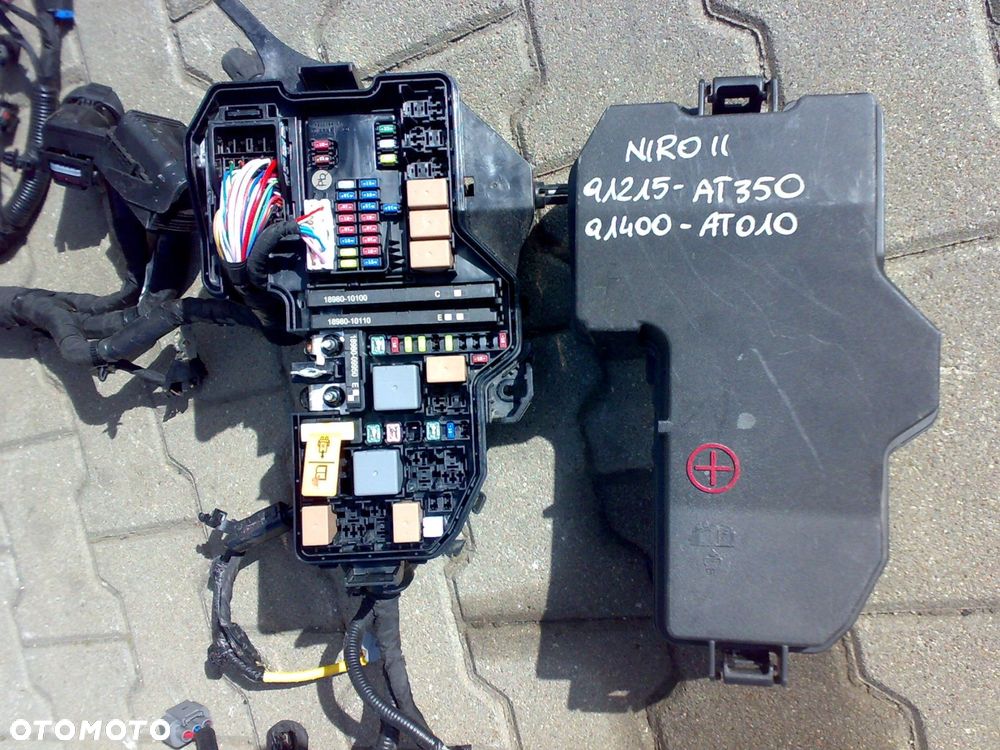 kia niro ii 2022 - 1.6 hybryd puszka skrzynka wiązka instalacja - 3