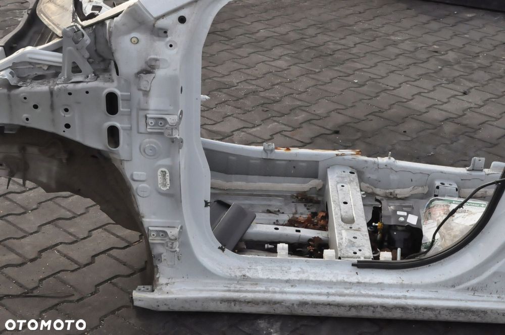 NISSAN MICRA V K14 ĆWIARTKA PODŁUŻNICA LEWY PRZÓD +PRÓG SŁUPEK LAKIER TEQNC - 4