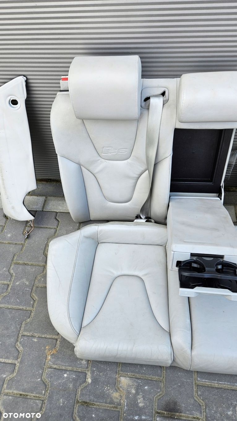 FOTEL FOTELE AUDI S6 C6 SEDAN SKÓRA KOMPLET WERSJA UK - 10