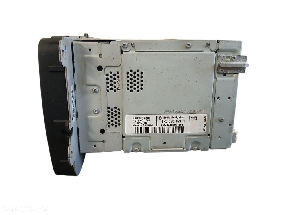 RADIO CD NAWIGACJA VW PASSAT B6 1K0035191D PASSAT B6 - 3