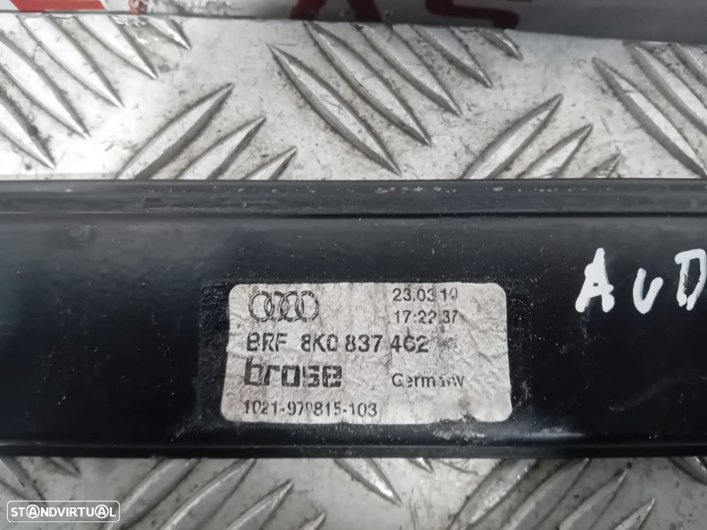 Elevador de Vidro Porta Frente Direito Audi A4 B8 8K0837462 Original - 4