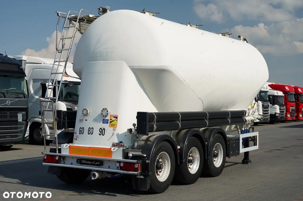 Feldbinder / CEMENTONACZEPA / 3 KOMORY / 36 000 L / SILOS / DO MATERIAŁÓW SYPKICH / ALUFELGI - 8