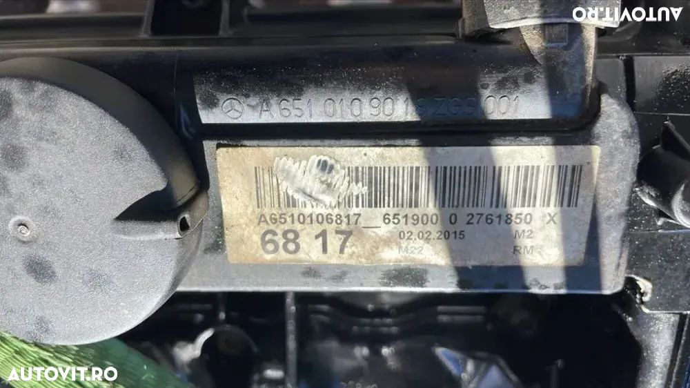 motor mercedes 200cdi 2.2 651930 transversal cla w176 w246 b class 2143 cc 2016 euro 6 uzura f mica - 7