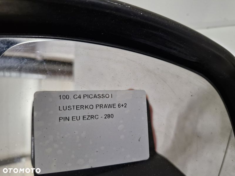 citroen c4 picasso 1 i lusterko drzwi prawe 6+2 pin eu ezrc - 10