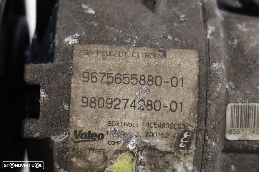 Compressor Do Ac / Ar Condicionado Peugeot 308 Ii  9675655880 / 980927 - 6
