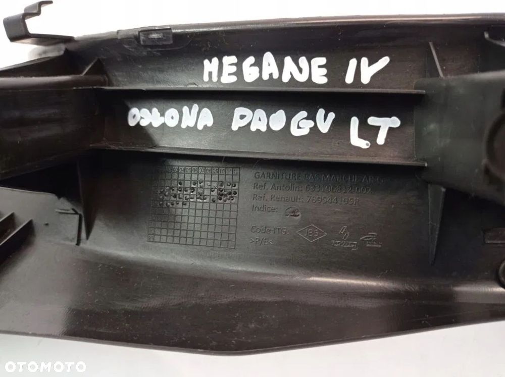 RENAULT MEGANE IV LIFT HB OSŁONA PROGU TYŁ LP - 5