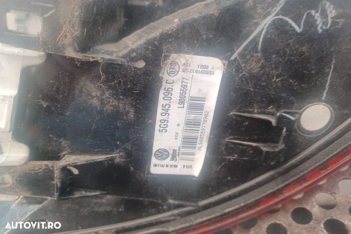 Lampa / Tripla stop dreapta pe aripa 5G9945096C MX1253 Volkswagen VW - 4