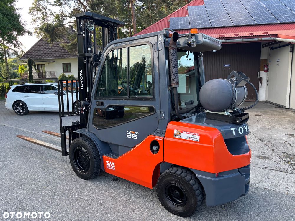 Toyota 8FGJF35 GWARANCJA LPG wolny skok KLIMATYZACJA KABINA DOSTAWA 64 950 NETTO - 7