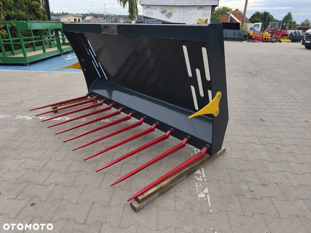Widły do obornika 200 cm JCB, Manitou, Merlo, Kramer, John Deere, Schaffer - 1