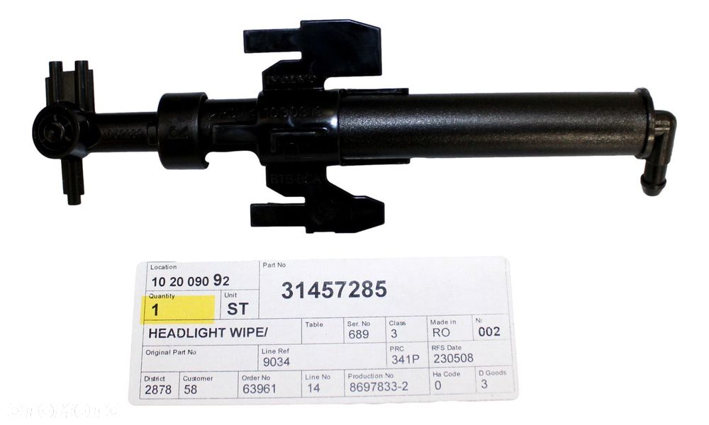 VOLVO XC40 prawy spryskiwacz reflektora OE - 1