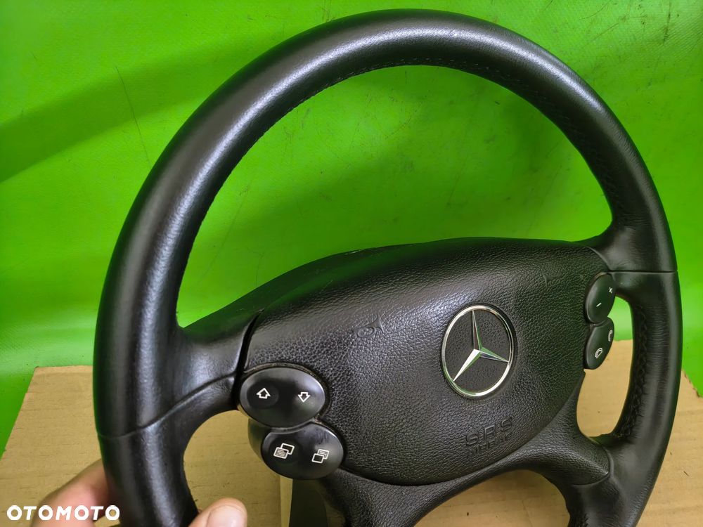 Kierownica z łopatkami skórzana w211 w219 w209 bardzo ładna CLK CLS e klasa - 2