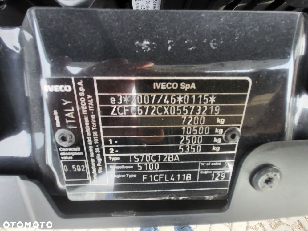 Iveco 72C18A8H/P Kontener 15e-palet winda 1000 kg - 16