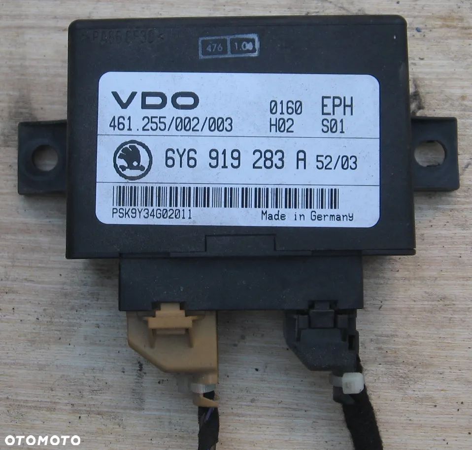 sterownik moduł PDC SKODA FABIA 6Y6919283A - 1