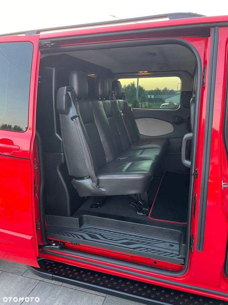 Ford TRANSIT CUSTOM LONG L2H1 Klima Navi Kamera Grzane Fotele 2xDrzwi Boczne Skóry Dubel Kabina 6os. Tempomat 2xPdc Rury - 25