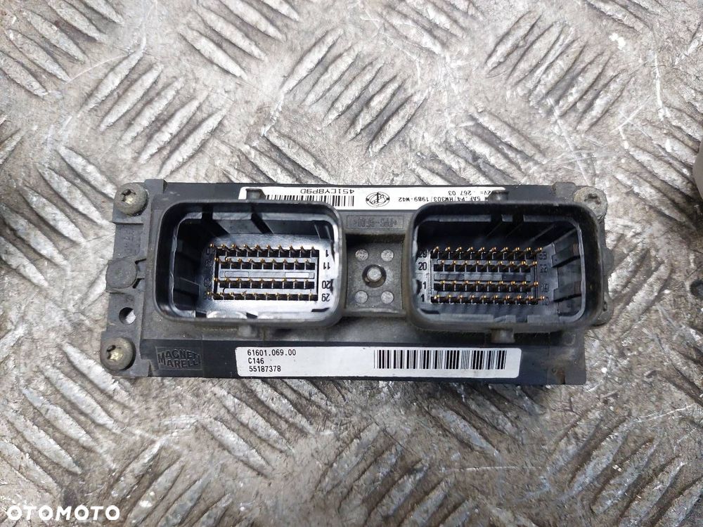 ZESTAW STARTOWY FIAT PUNTO II 1.2 8V IAW5AFP4 55187378 51735171 51735172 - 4