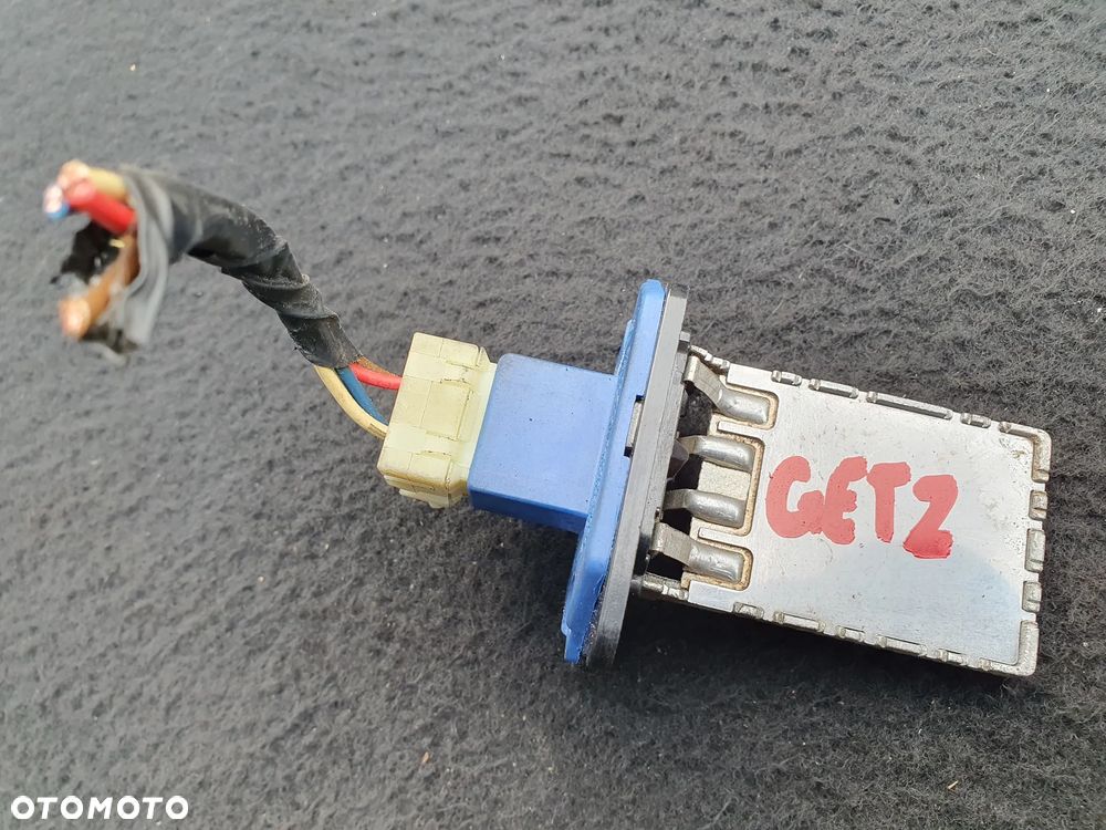 HYUNDAI GETZ OPORNICA REZYSTOR DMUCHAWY WENTYLATORA + WTYCZKA INSTALACJA POSIADAM 2SZT - 2