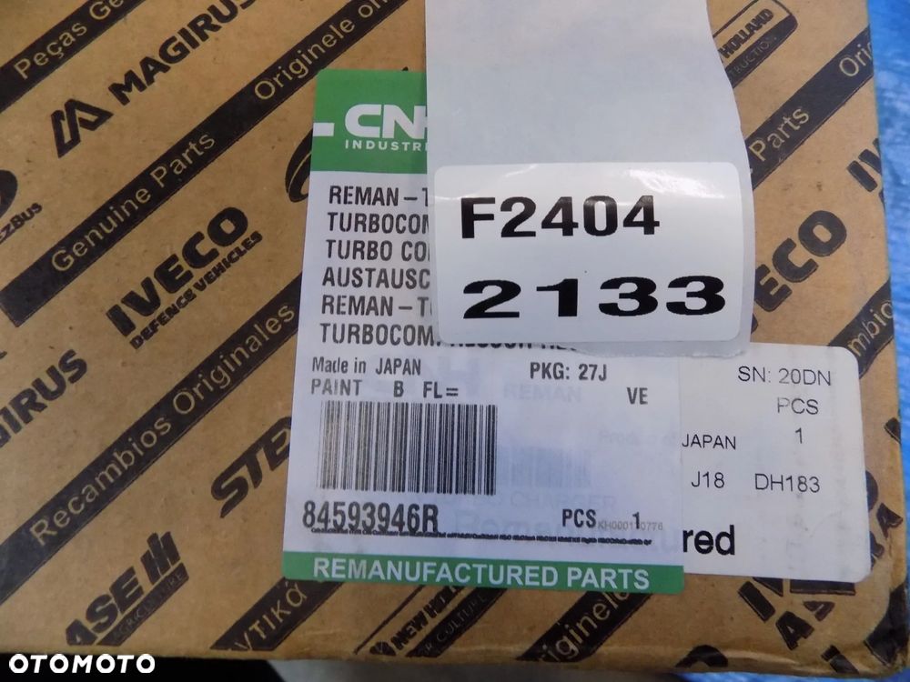 turbosprężarka turbina 84593946r td08h-31m case tier 3 cx700 cx800 - 8