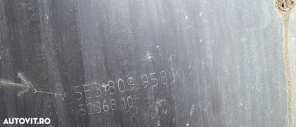 Carenaj roata dreapta fata Skoda Octavia 4 2020 / 2021 / 2022 2023 - 2