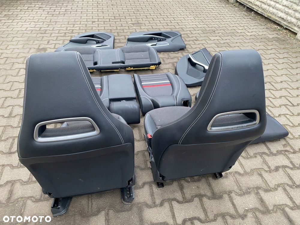 MERCEDES 176 cla 117 gla 156 amg kompletny srodek fotel boczki kanapa - 6