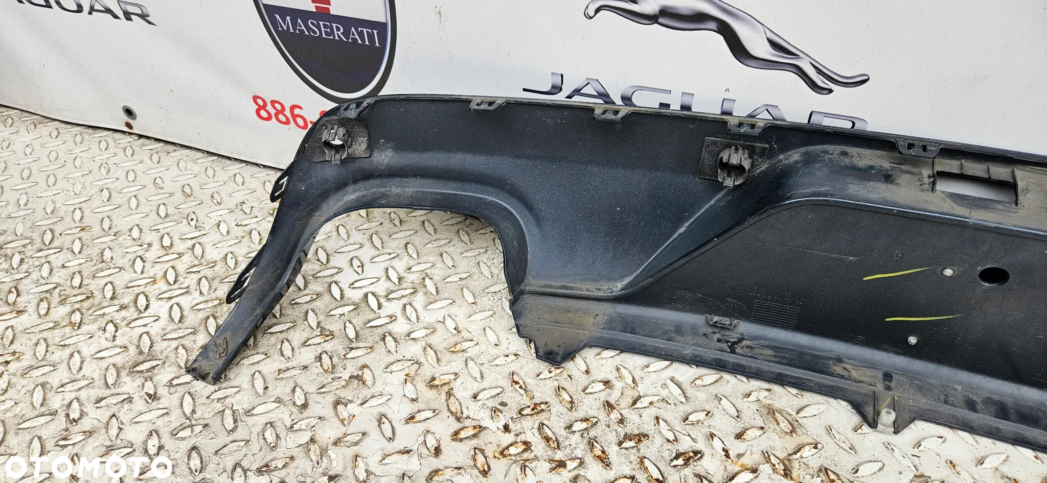 Jaguar XJ 351 LIFT 2015-2019 R-SPORT Dyfuzor zderzaka tylnego Spojler zderzaka tył pod 4x PDC  FW9M-17A894-AA - 15