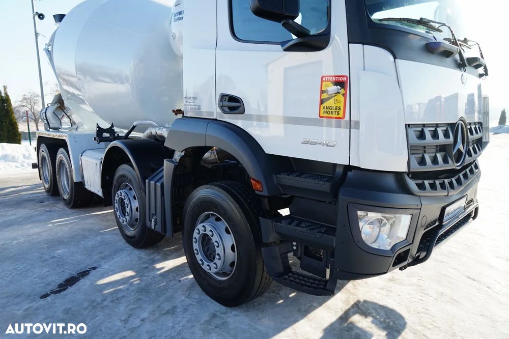 Mercedes-Benz AROCS 3540 / GRUSZKA 9M3 / 8x4 / BETONOMIESZARKA / AUTOMAT / 2022 ROK - 9
