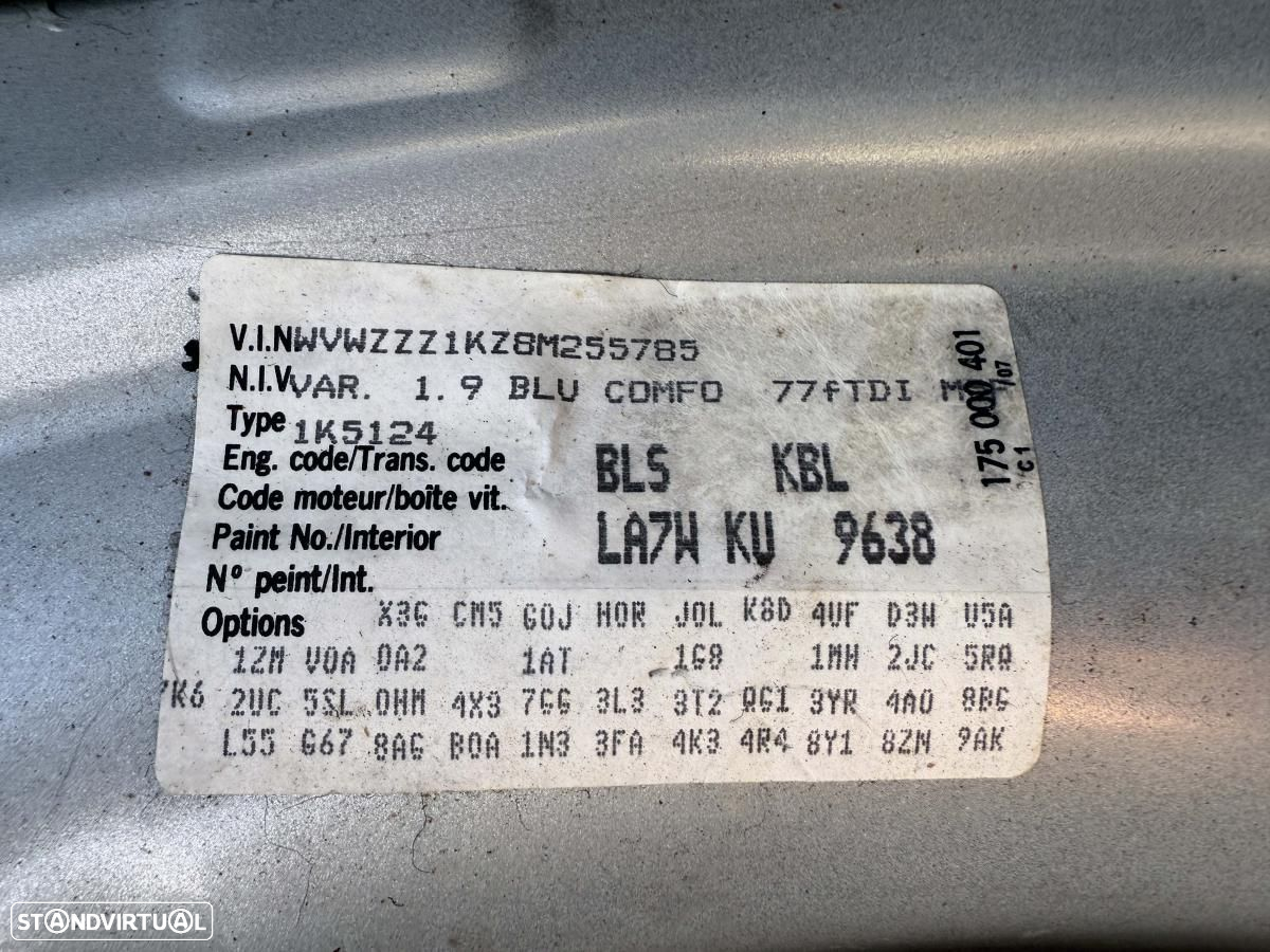 VW Golf Variant 1.9 TDi BlueM Confortline - 20