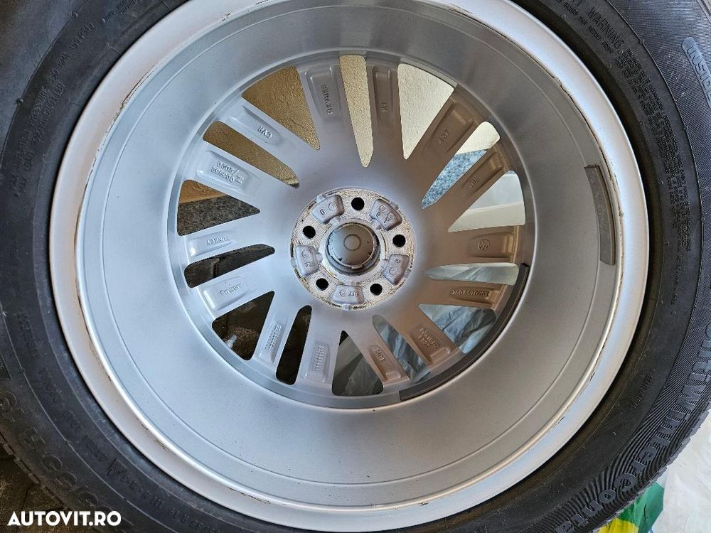 Jante Roti 19 Iarna VW Touareg Originale / Anvelope Iarna 255 55 R19 - 5